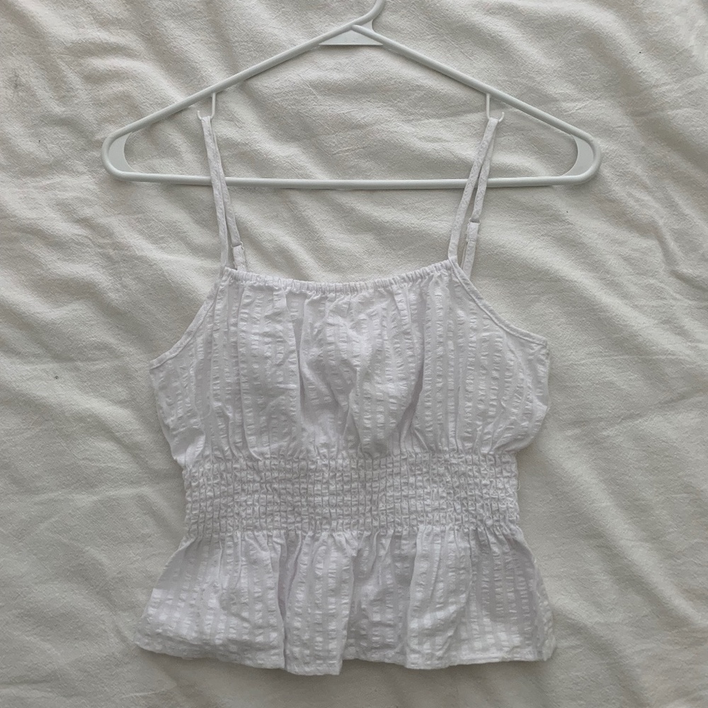 Cotton On - White Synched Crop Top